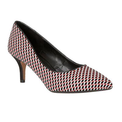 Lotus Red 'Petra' pointed toe courts
